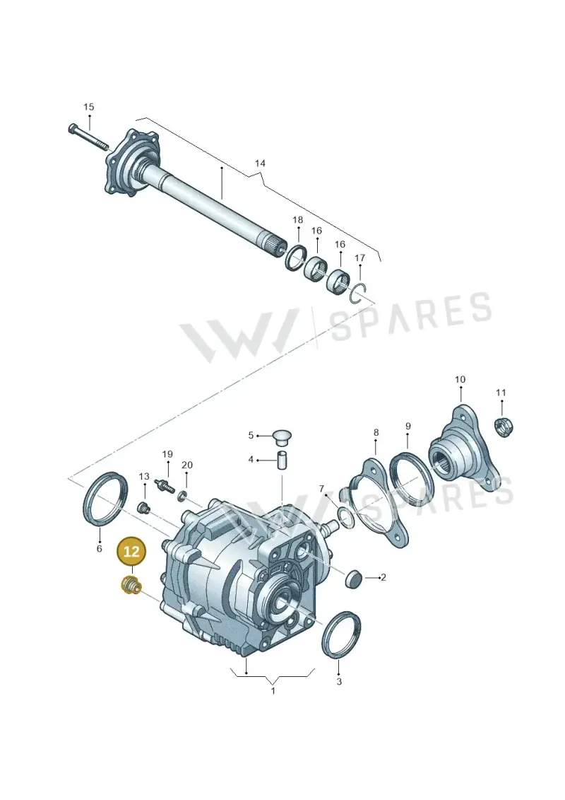 02M409057 — Skoda Superb comfort (2008-2013) diagram 405409600, position 12
