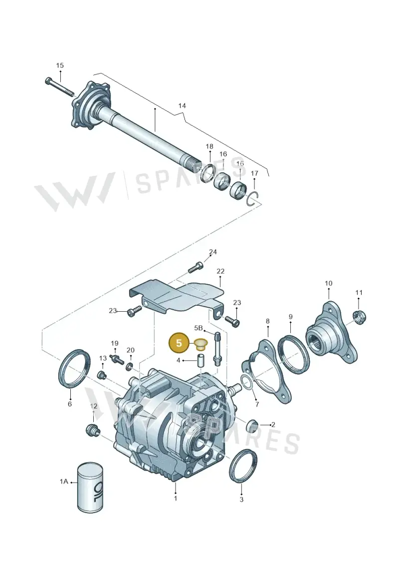 02M409120 — Skoda Yeti (2013-2017) diagram 420409400, position 5