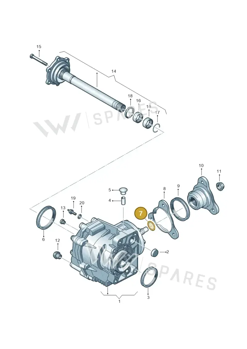 02M409280AD — Skoda Superb comfort (2008-2013) diagram 405409600, position 7
