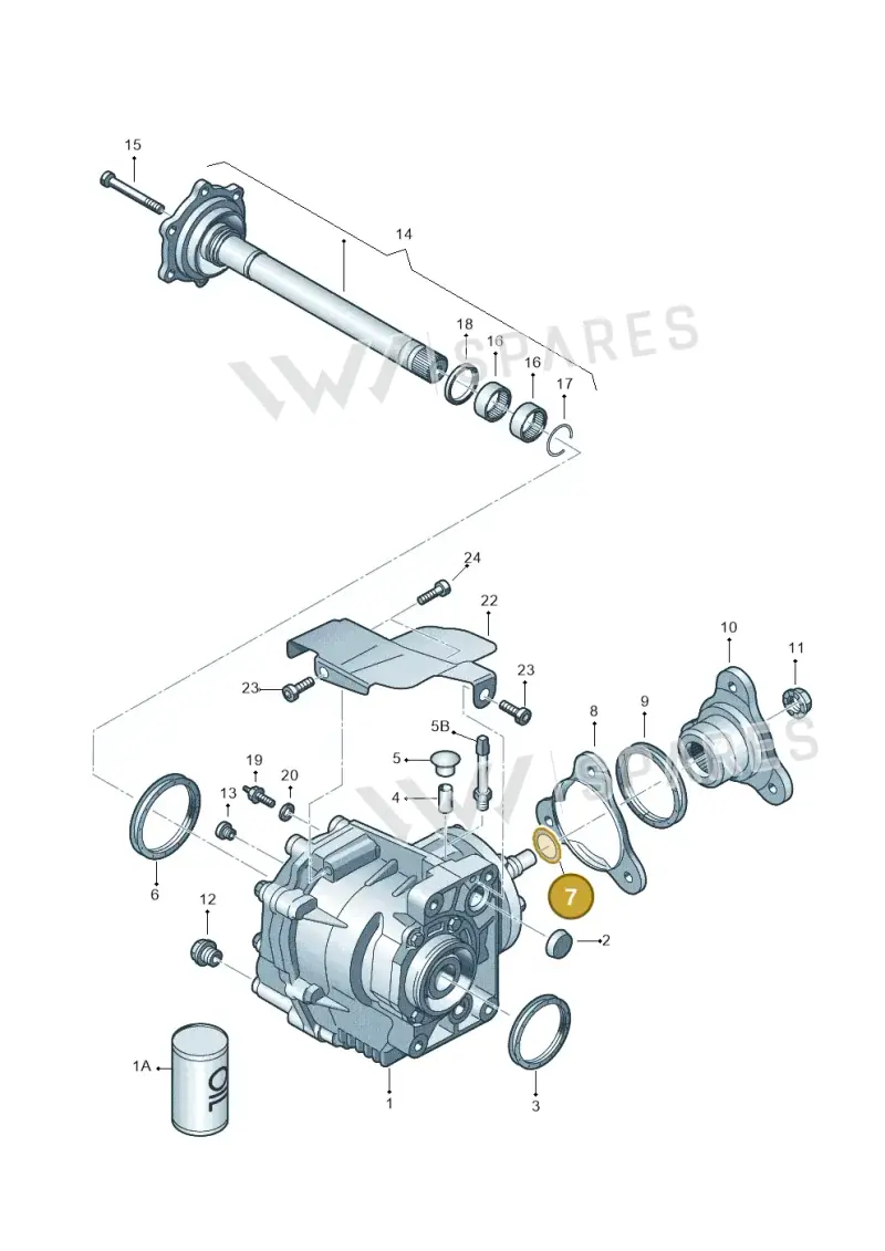 02M409280L — Skoda OCTAVIA/COMBI/4X4      04> (2004-) diagram 420409400, position 7