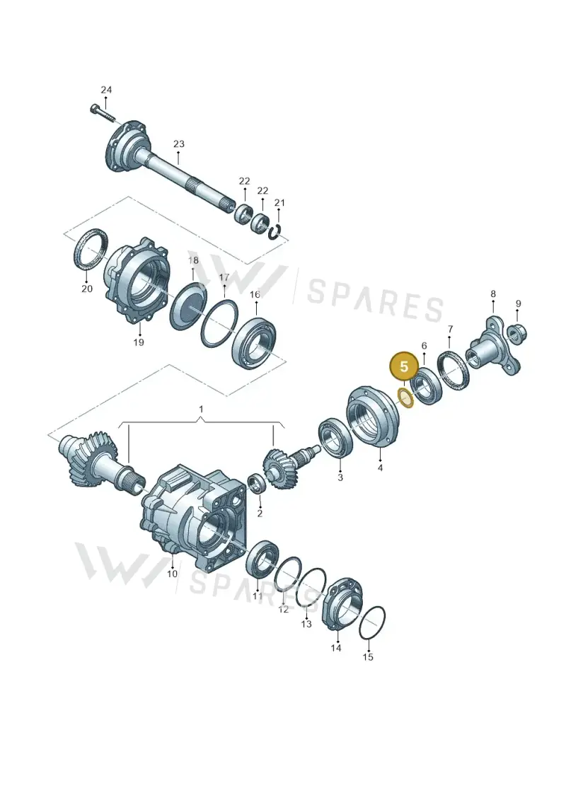 02M409280S — Skoda OCTAVIA/COMBI/4X4      01> (2000-) diagram 194409470, position 5