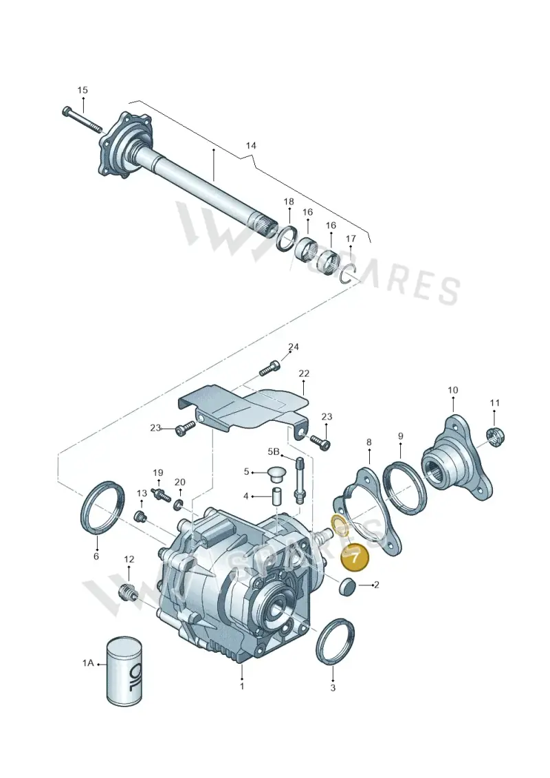 02M409280S — Skoda Yeti (2013-2017) diagram 420409400, position 7