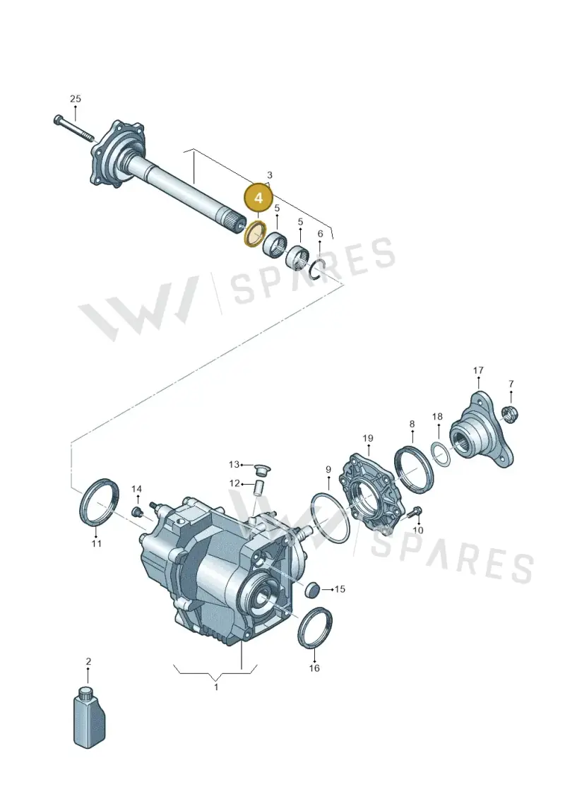 02M409464 — Skoda Kodiaq (2018-2022) diagram 810409450, position 4