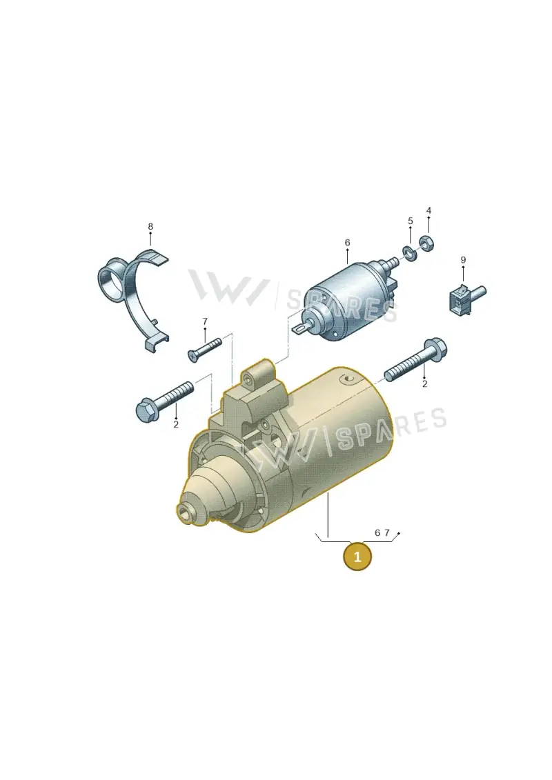 02M911022FX — Skoda Rapid (2012-2022) diagram 666911000, position 1