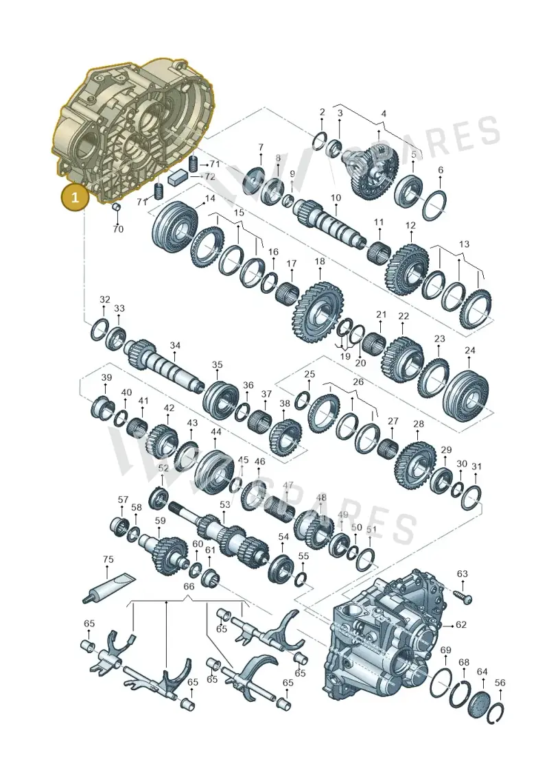 02Q301107AR — Skoda Octavia (2019-2024) diagram 813300552, position 1