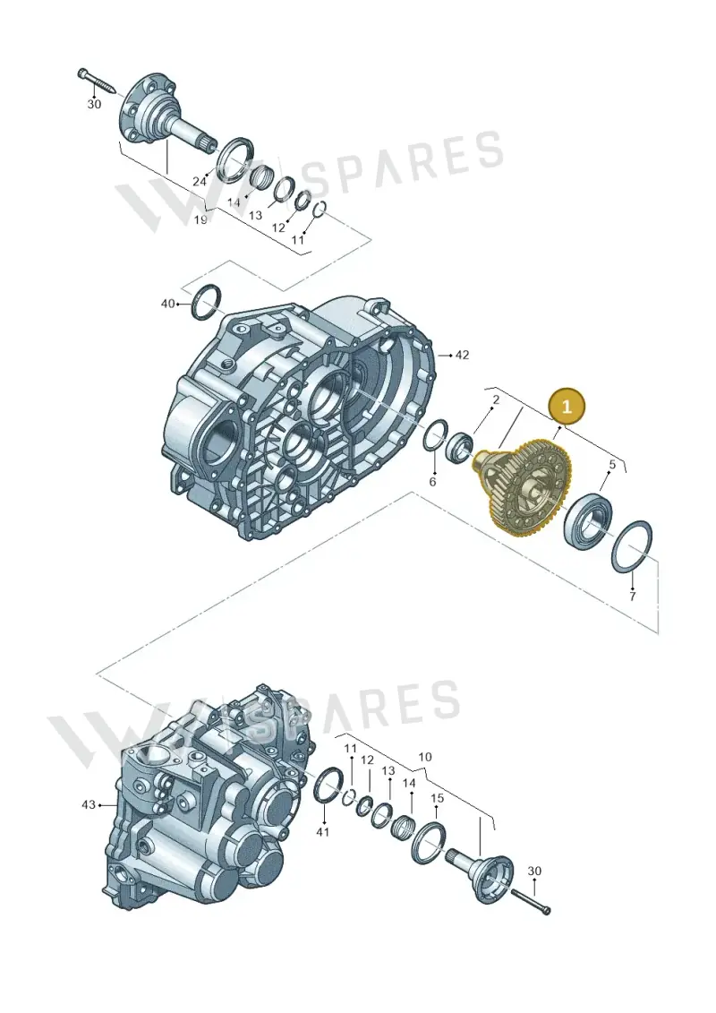 02Q409021BG — Skoda Octavia (2017-2020) diagram 746409200, position 1