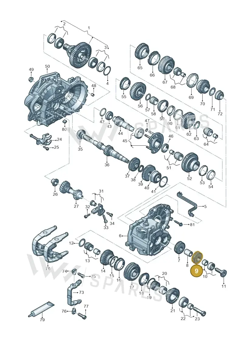 02S311166AM — Skoda Octavia (2019-2024) diagram 2gk300352, position 9
