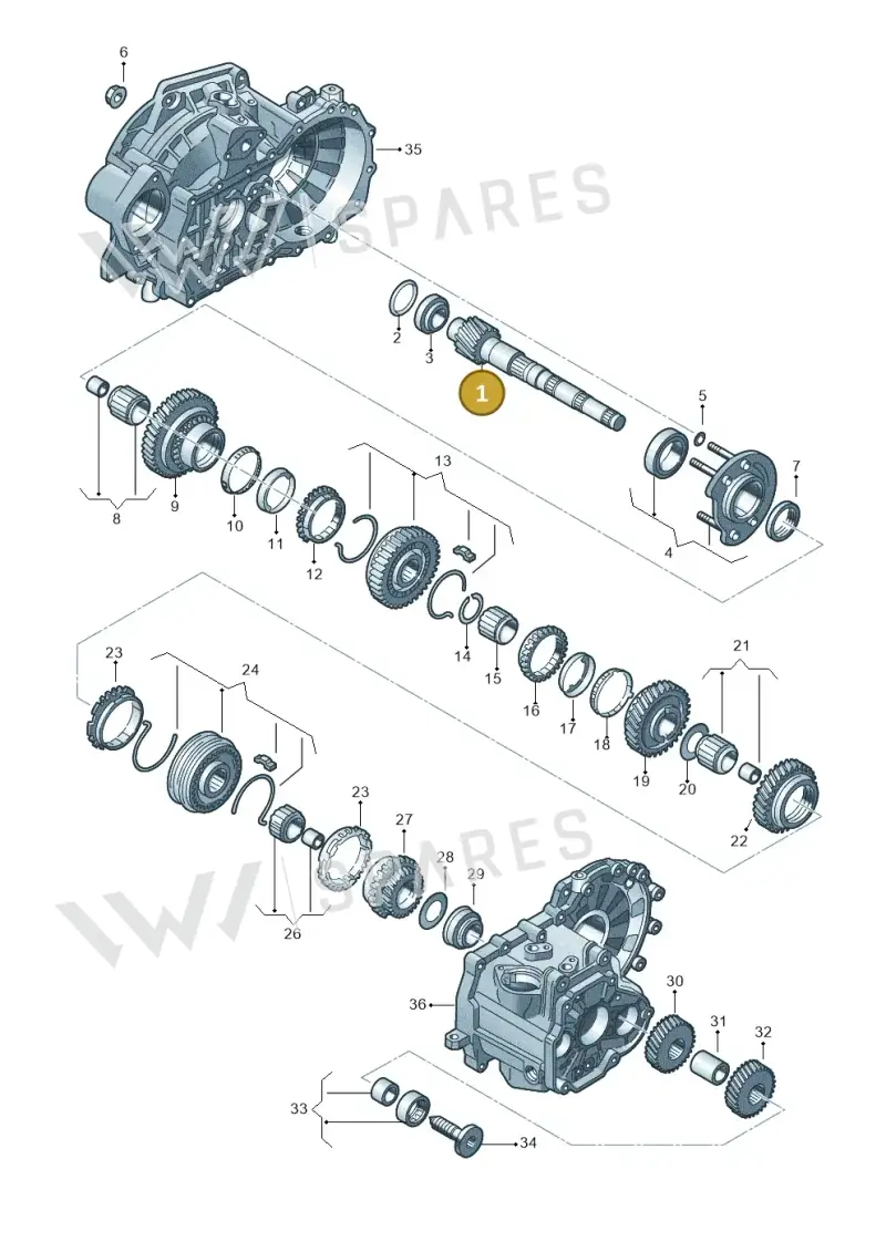 02S311205AD — Skoda Karoq (2017-2022) diagram 746311300, position 1