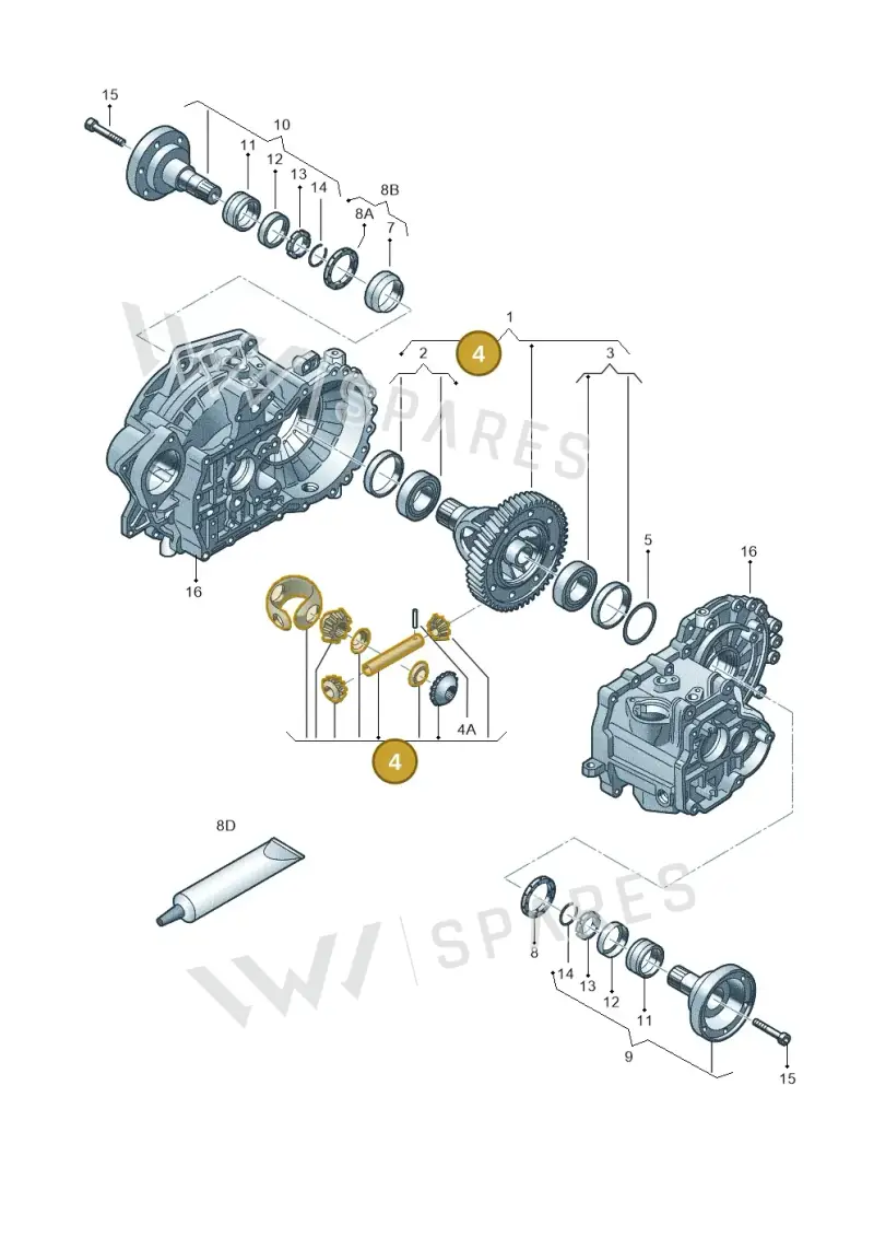 02S498081C — Skoda Yeti (2013-2017) diagram 420409200, position 4