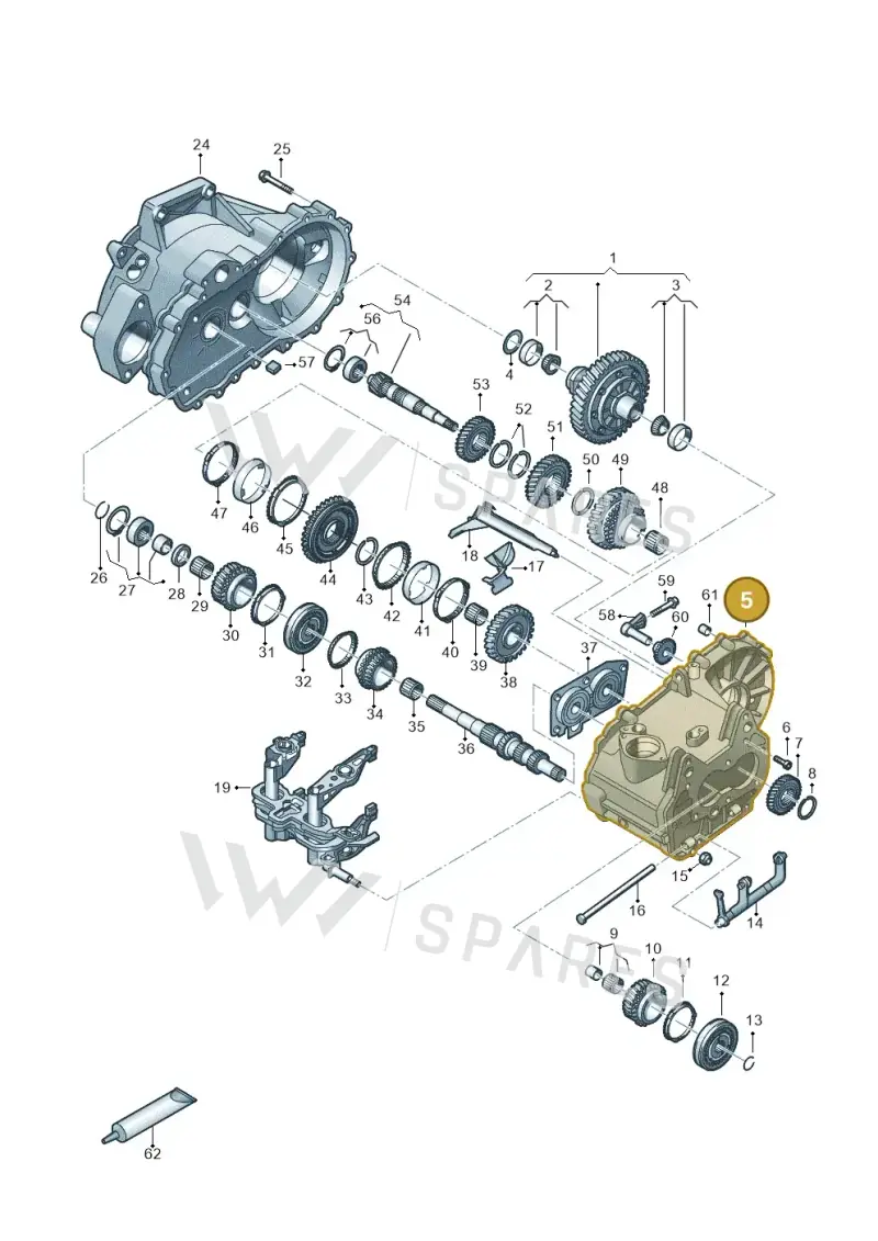 02T301103CA — Skoda Fabia (2014-2022) diagram 827305060, position 5
