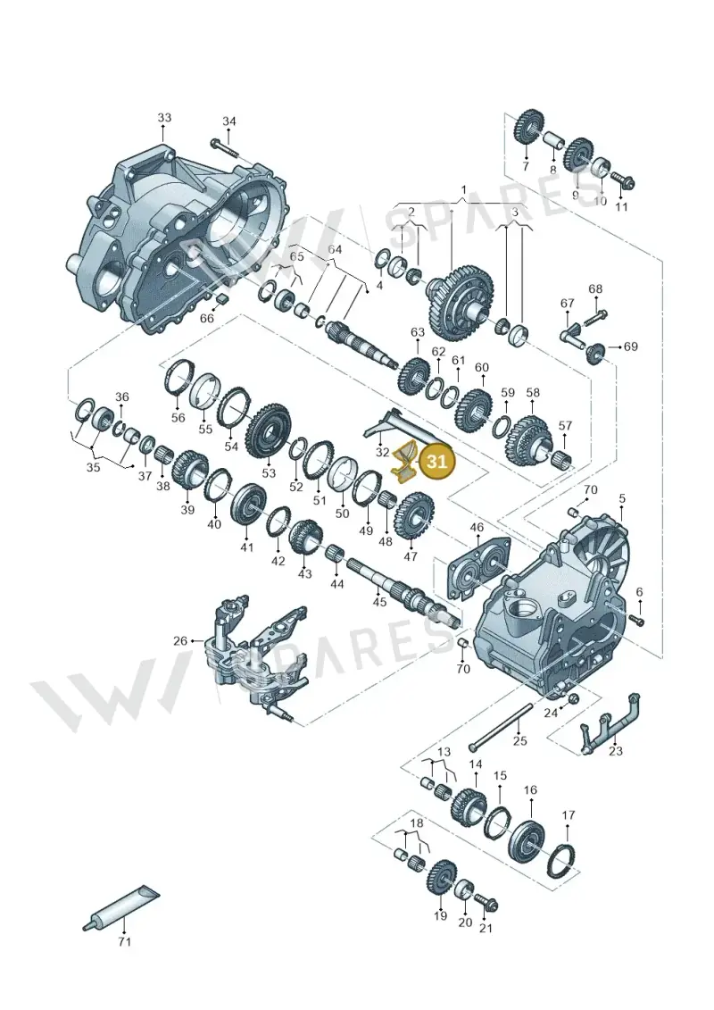 02T301288 — Skoda Fabia (2021-) diagram 827310030, position 31