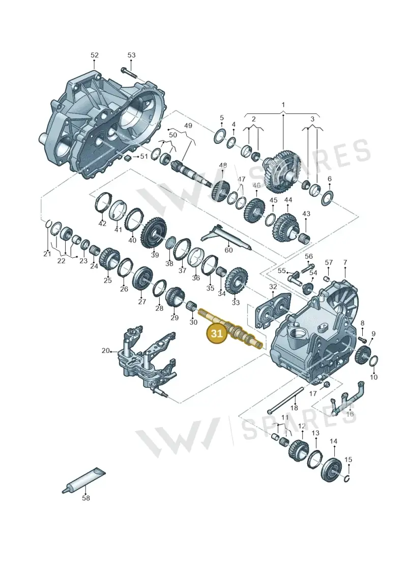 02T311103AF — Skoda Fabia (2021-) diagram 837305030, position 31