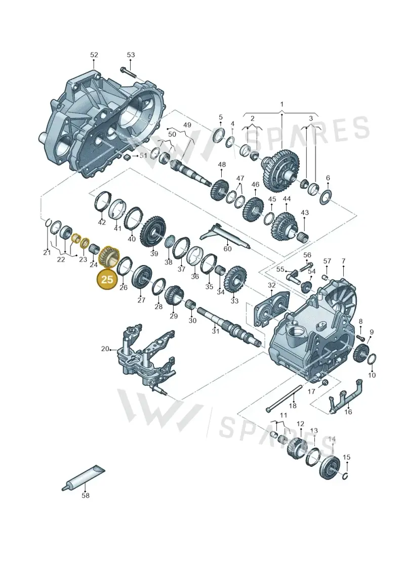 02T311145AP — Skoda Fabia (2021-) diagram 837305030, position 25