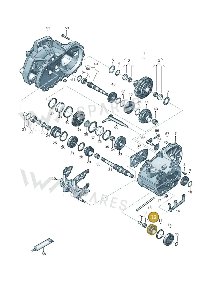 02T311158BA — Skoda Fabia (2021-) diagram 837305030, position 12