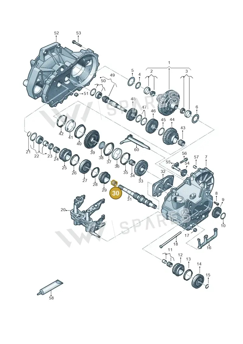 02T311265C — Skoda Fabia (2021-) diagram 837305030, position 30