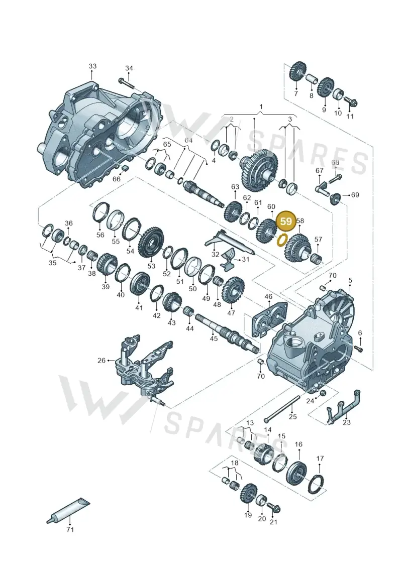 02T311321 — Skoda Octavia (2019-2024) diagram 827310030, position 59