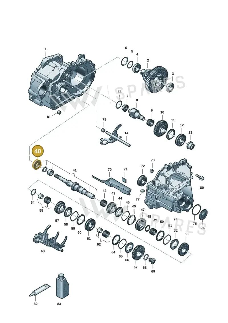 02T311372J — Skoda Kamiq (2019-) diagram 2ga311150, position 40