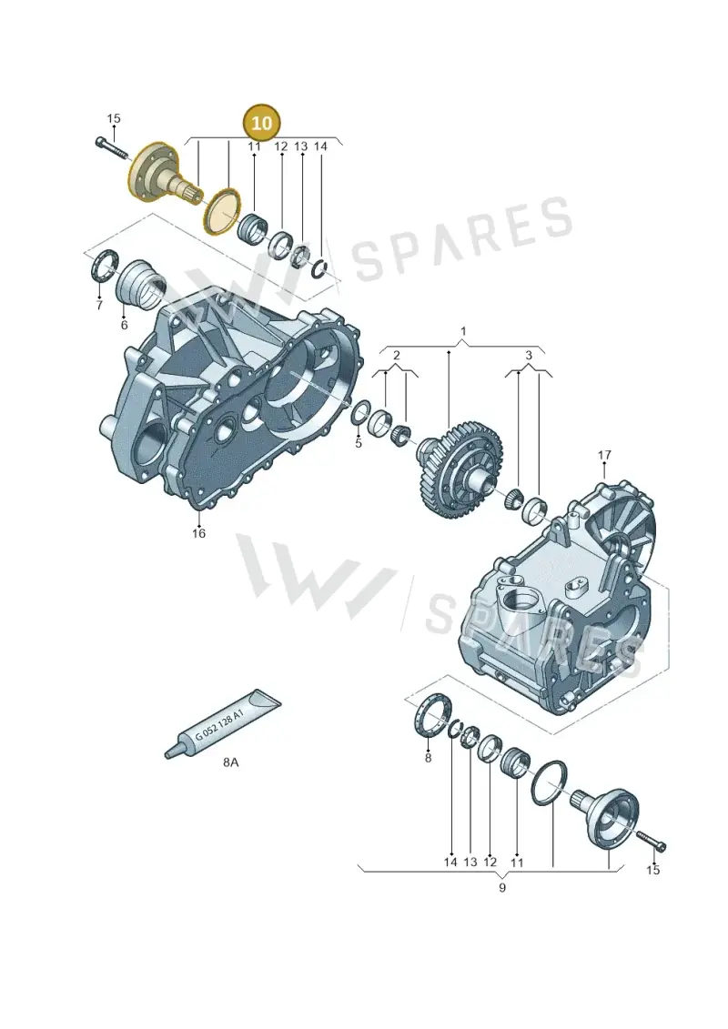 02T409344D — Skoda Octavia (2014-2023) diagram 794409130, position 10
