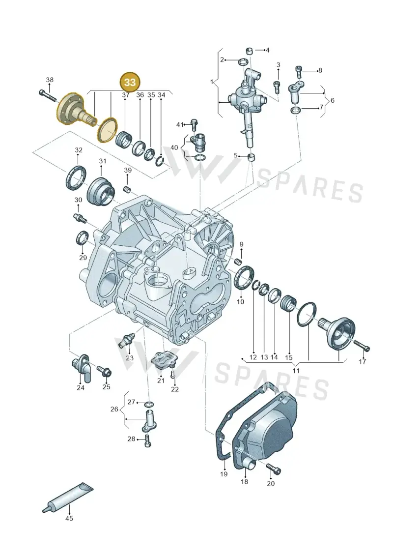 02T409344D — Skoda Fabia (2021-) diagram 495300100, position 33