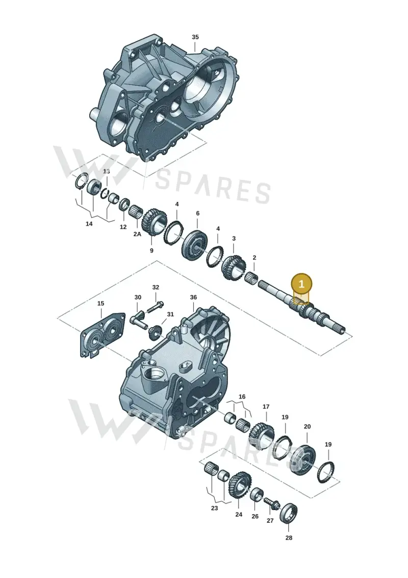 02U311103AE — Skoda Octavia (2017-2020) diagram 746311231, position 1