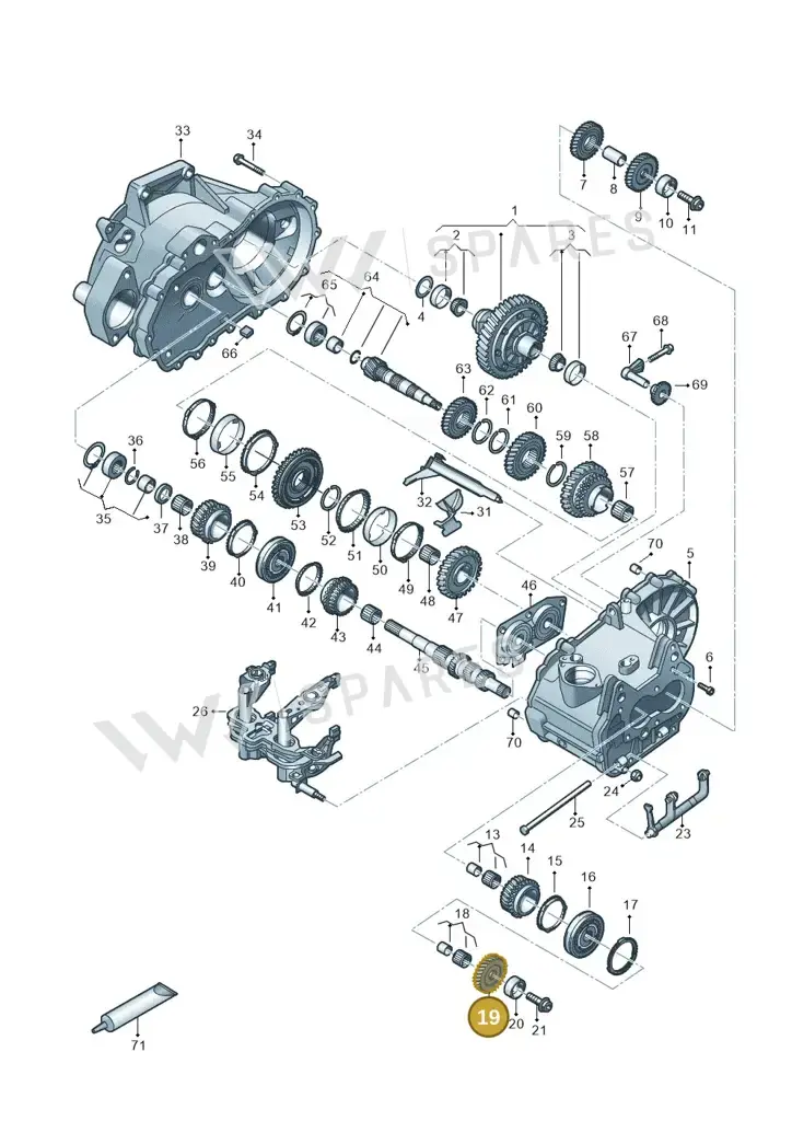 02U311349AB — Skoda Fabia (2021-) diagram 827310030, position 19