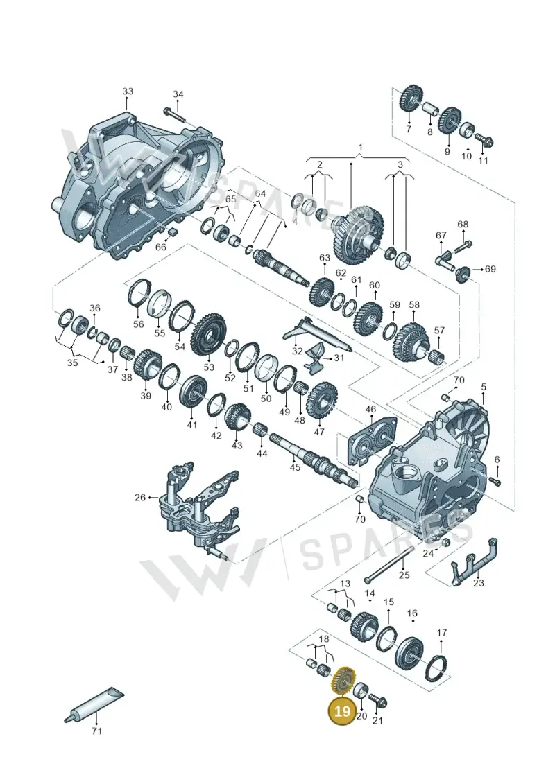 02U311349AB — Skoda Fabia (2021-) diagram 827310030, position 19