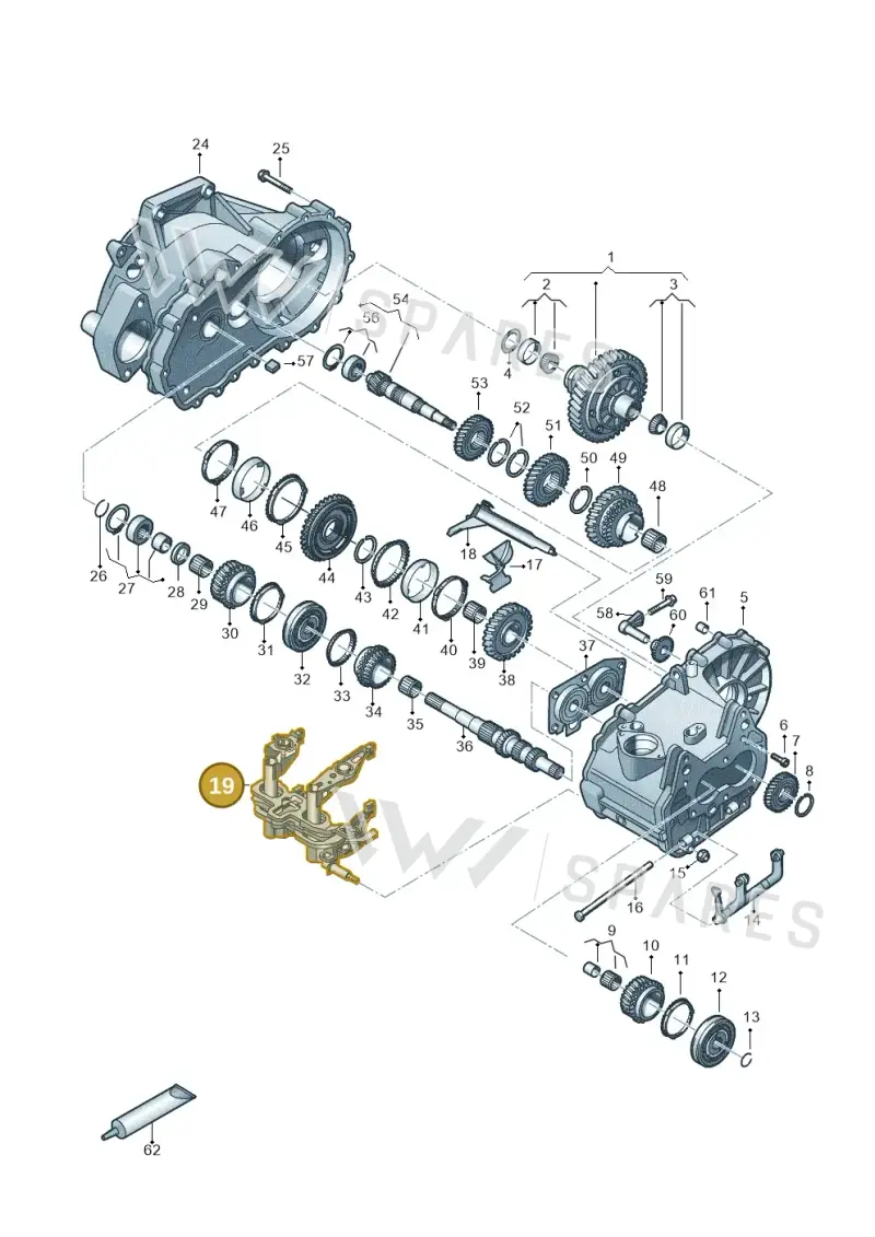 02U311490H — Skoda Fabia (2021-) diagram 827305060, position 19