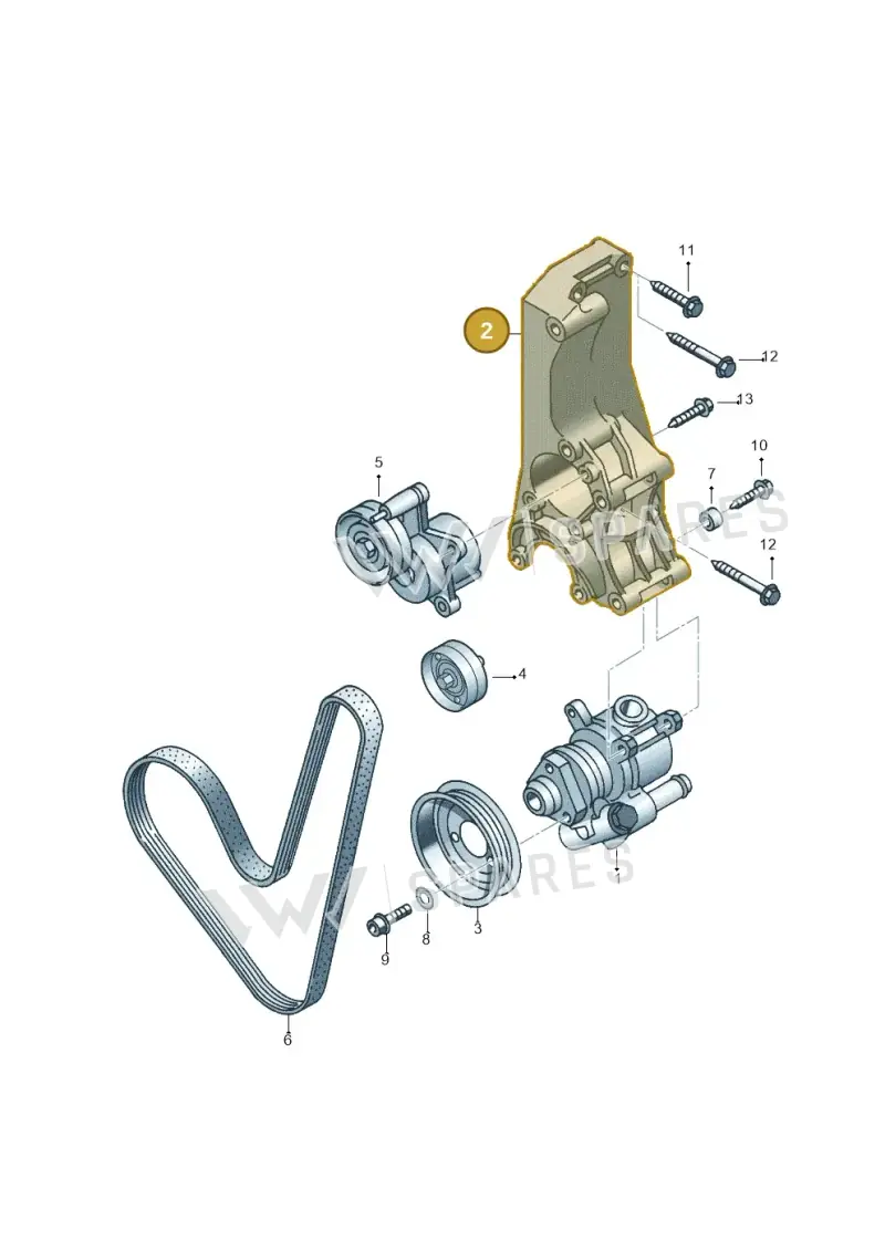 030145167D — Skoda OCTAVIA/COMBI/4X4      01> (2000-) diagram 194145210, position 2