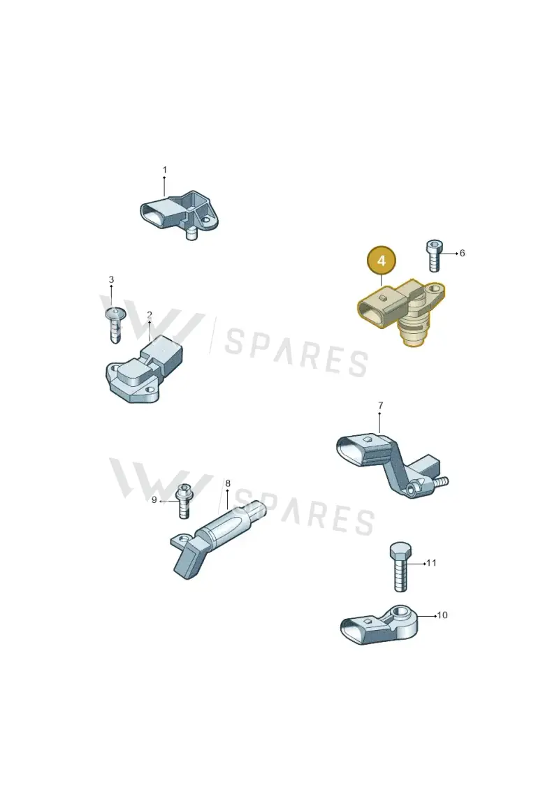 030907601F — Skoda Fabia Jingrui (2008-2014) diagram 744906300, position 4