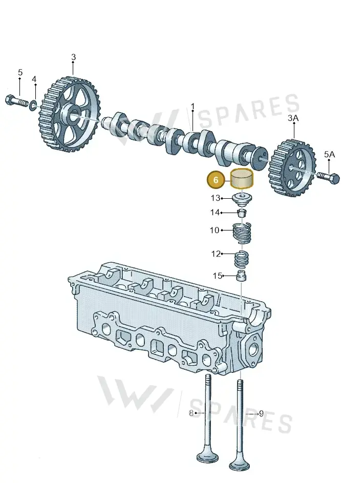 034109309AD — Skoda FABIA/COMBI            05> (2004-) diagram 121109050, position 6