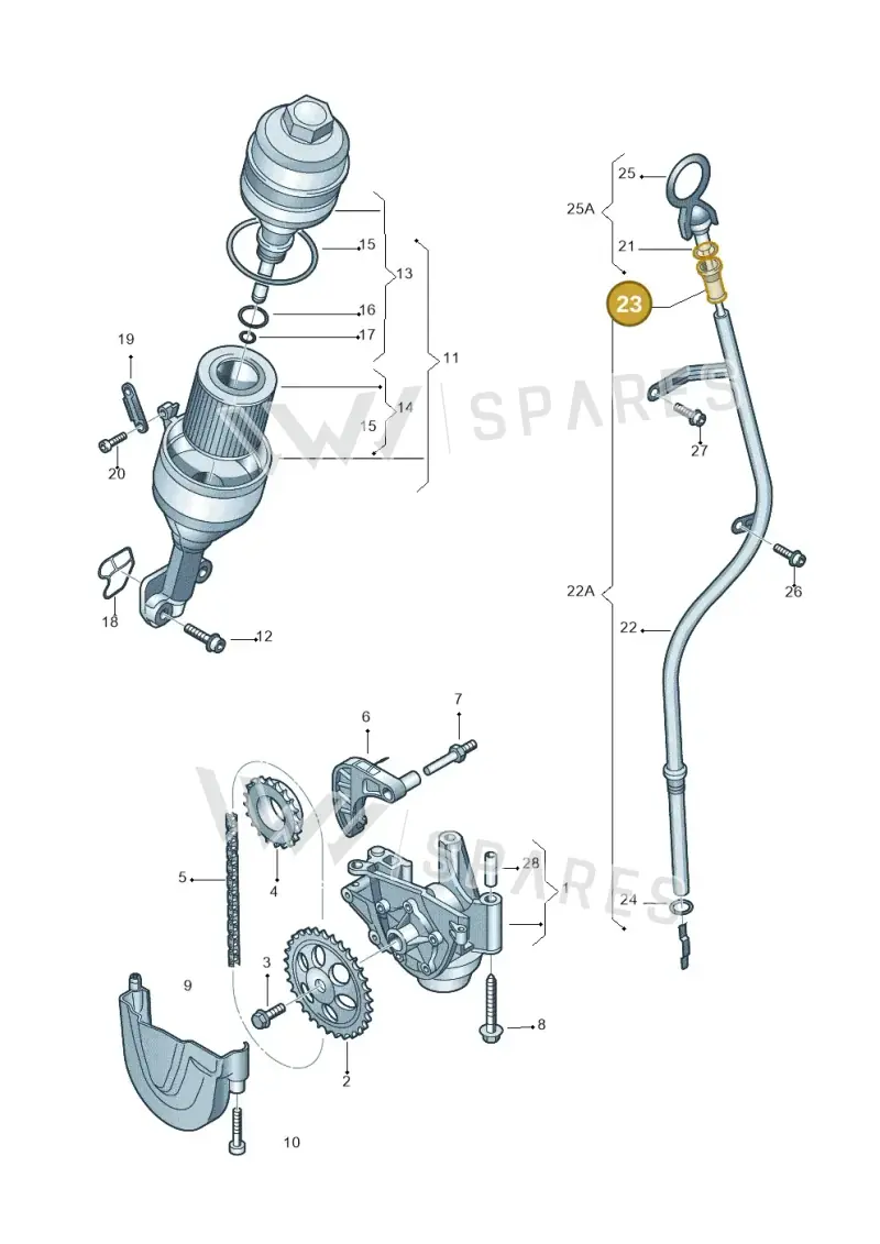 036115636 — Skoda Rapid (2012-2022) diagram 253115030, position 23