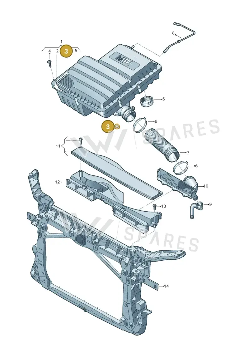 036129689F — Skoda Karoq (2017-2022) diagram 753129050, position 3