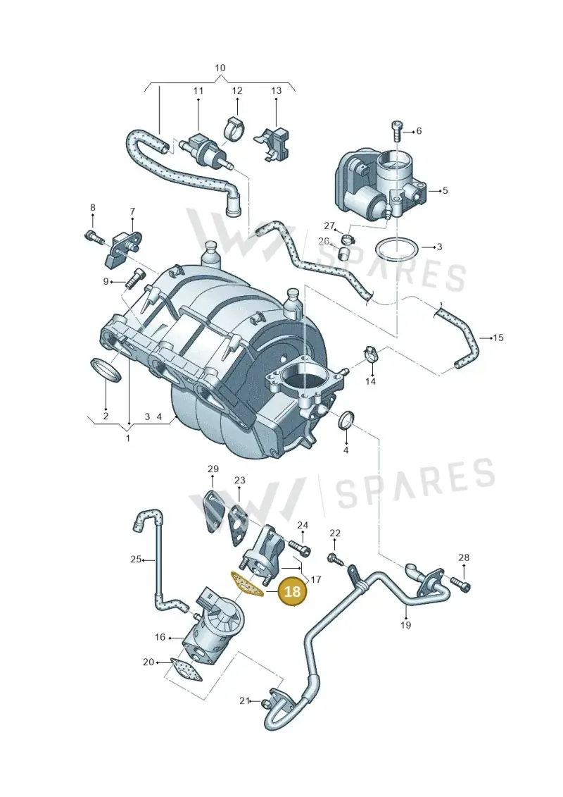 036131547F — Skoda FABIA/COMBI            05> (2004-) diagram 253133250, position 18
