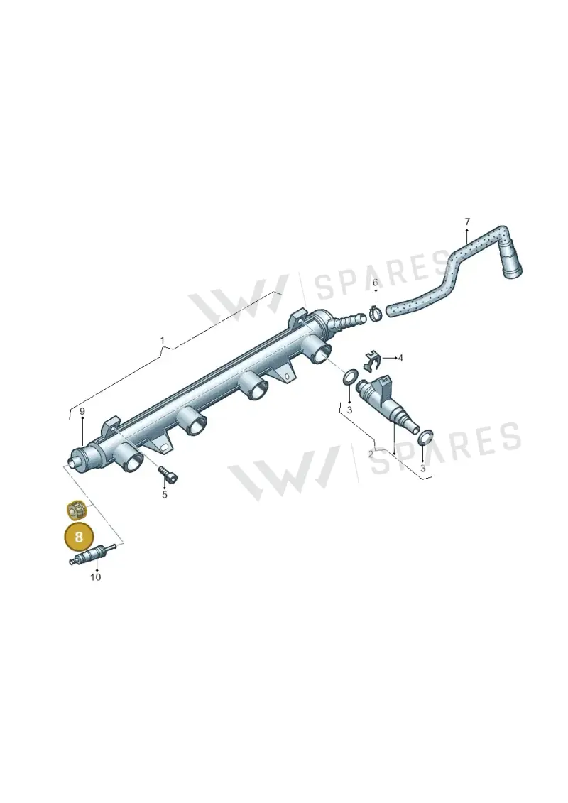 036133335 — Skoda Rapid (2012-2022) diagram 253133500, position 8