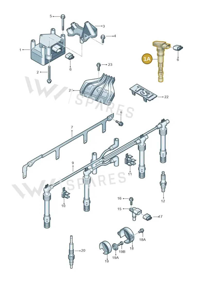 036905715F — Skoda Roomster (2010-2015) diagram 666905050, position 1A