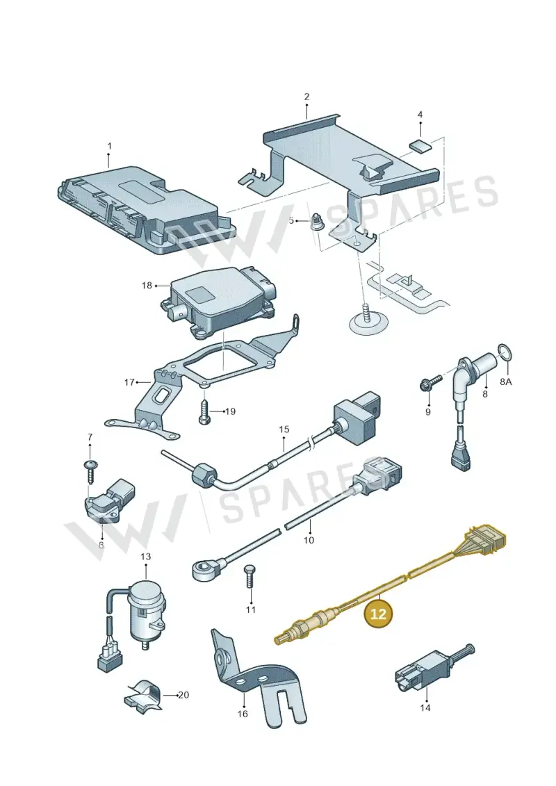 036906262AA — Skoda FABIA/COMBI            05> (2004-) diagram 225906000, position 12