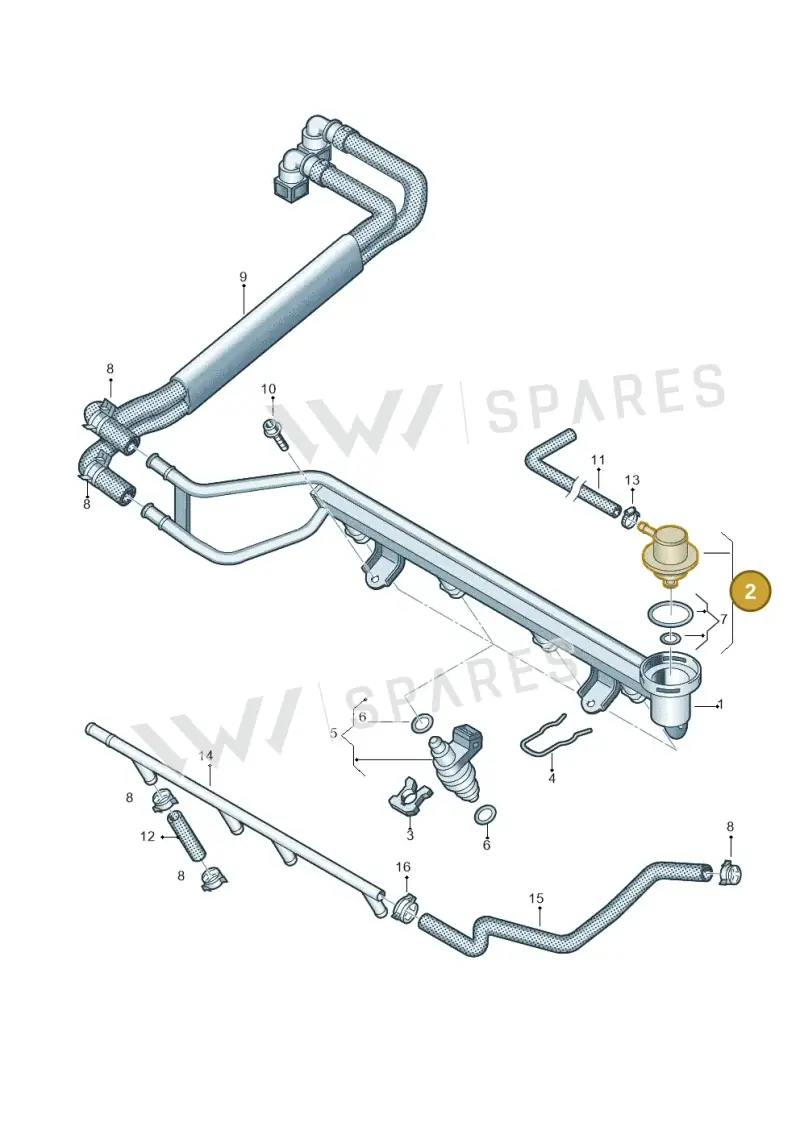 037133035C — Skoda FABIA/COMBI            05> (2004-) diagram 194133500, position 2