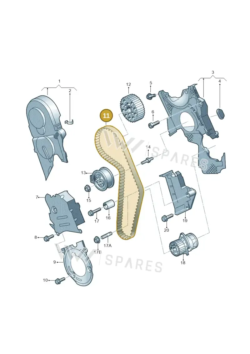 038198119 — Skoda SUPERB                 02> (2001-) diagram 195109720, position 11