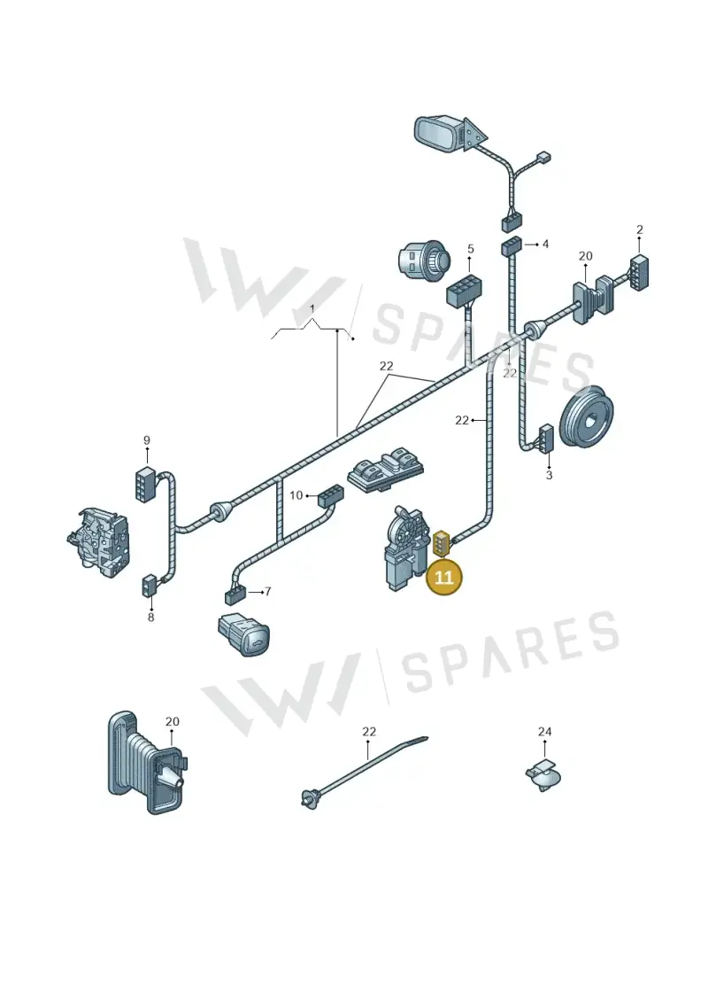 038972702 — Skoda Citigo (2011-2019) diagram 723972330, position 11