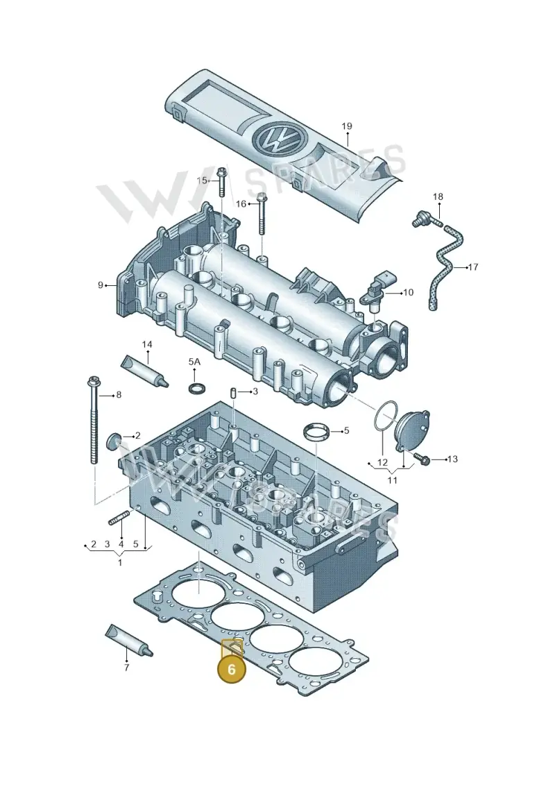 03C103383D — Skoda Roomster (2010-2015) diagram 672103400, position 6