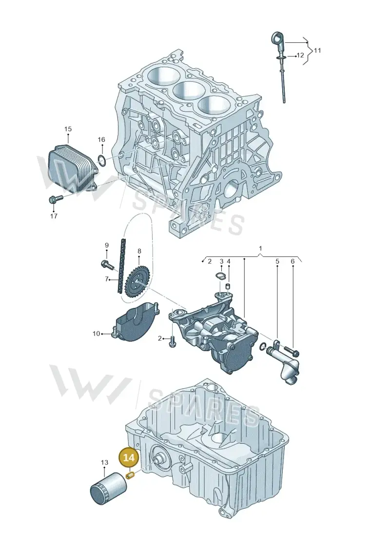 03C115721A — Skoda Fabia (2021-) diagram 587115010, position 14