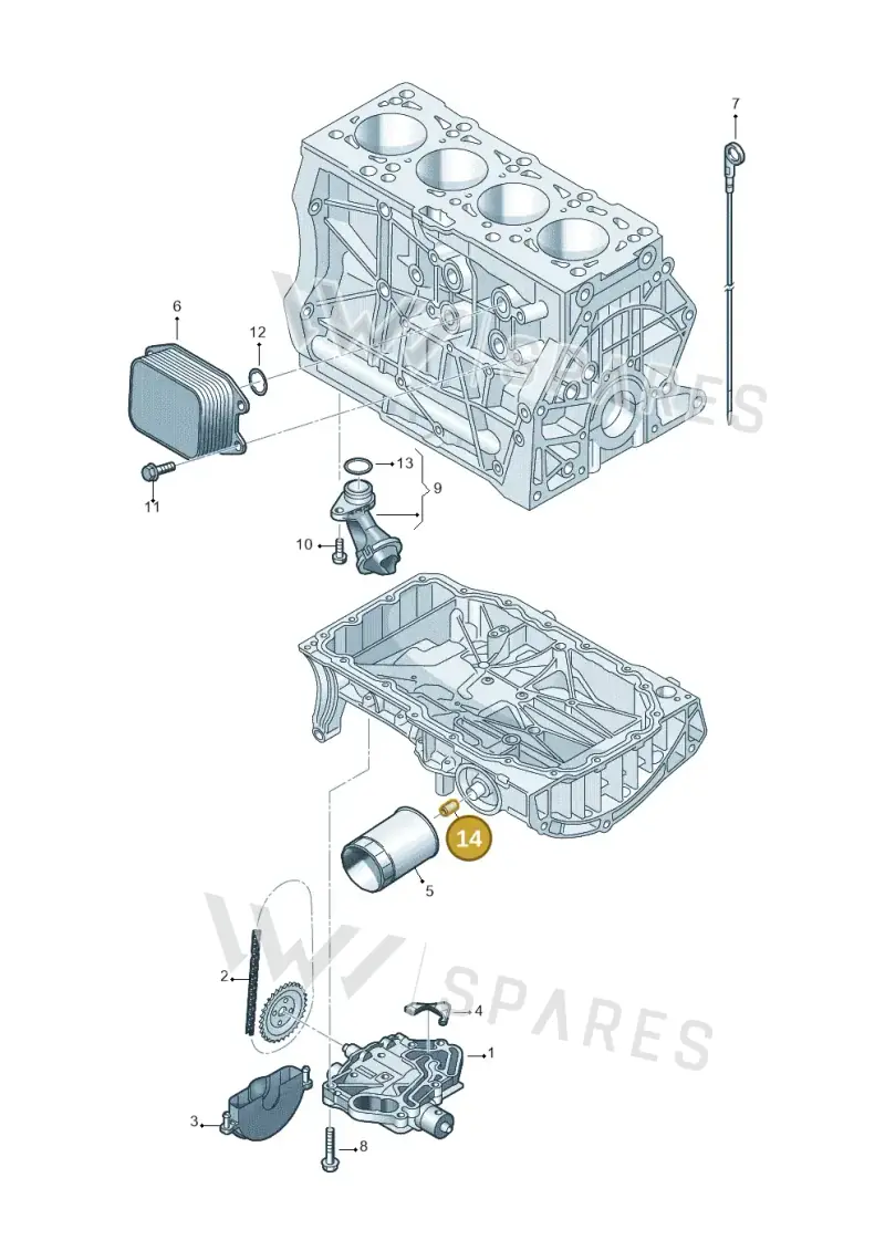 03C115721A — Skoda Kodiaq (2024-) diagram 746115030, position 14