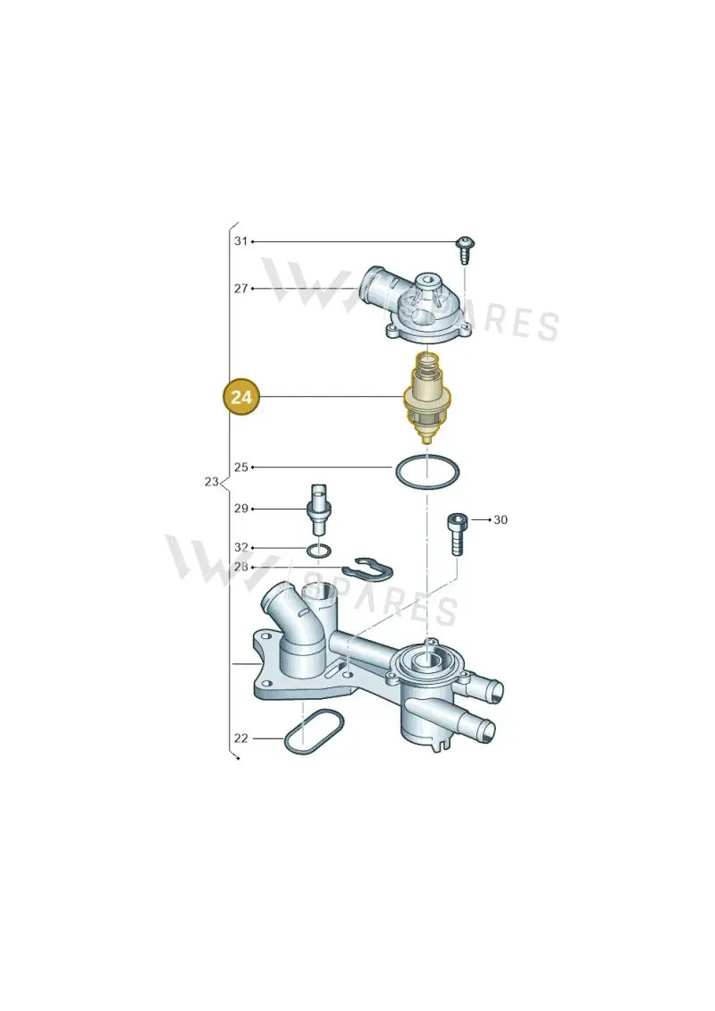 03C121110A — Skoda Rapid (2012-2022) diagram 740121044, position 24