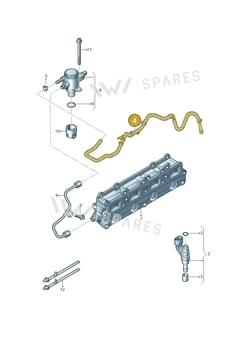 03C133723CJ — Skoda Yeti (2013-2017) diagram 649133530, position 4
