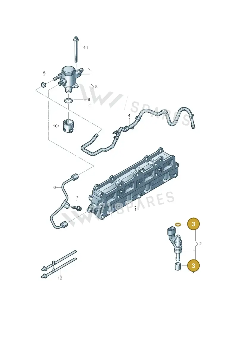 03C198149 — Skoda Yeti (2013-2017) diagram 649133530, position 3