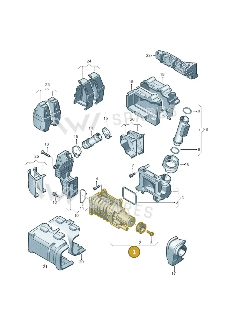 03C198601E — Skoda Fabia Scout (2010-2014) diagram 634145520, position 1
