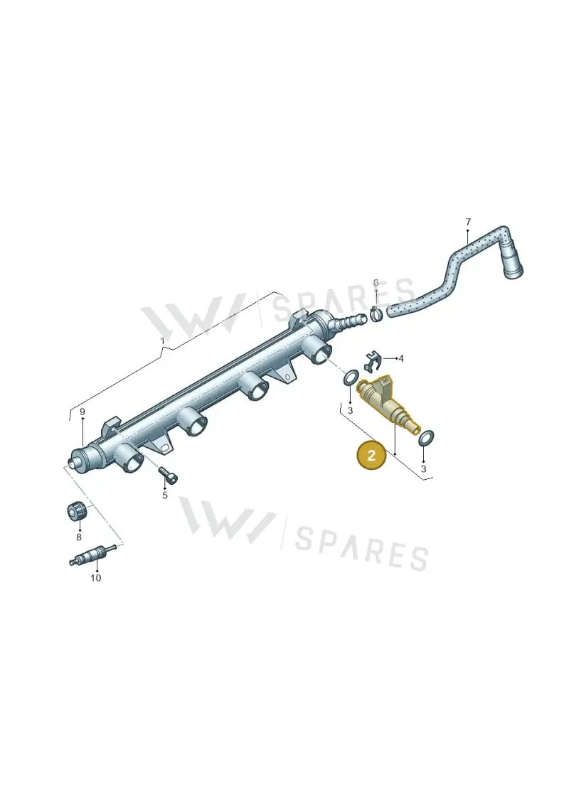 03C906031A — Skoda Rapid (2012-2022) diagram 253133500, position 2