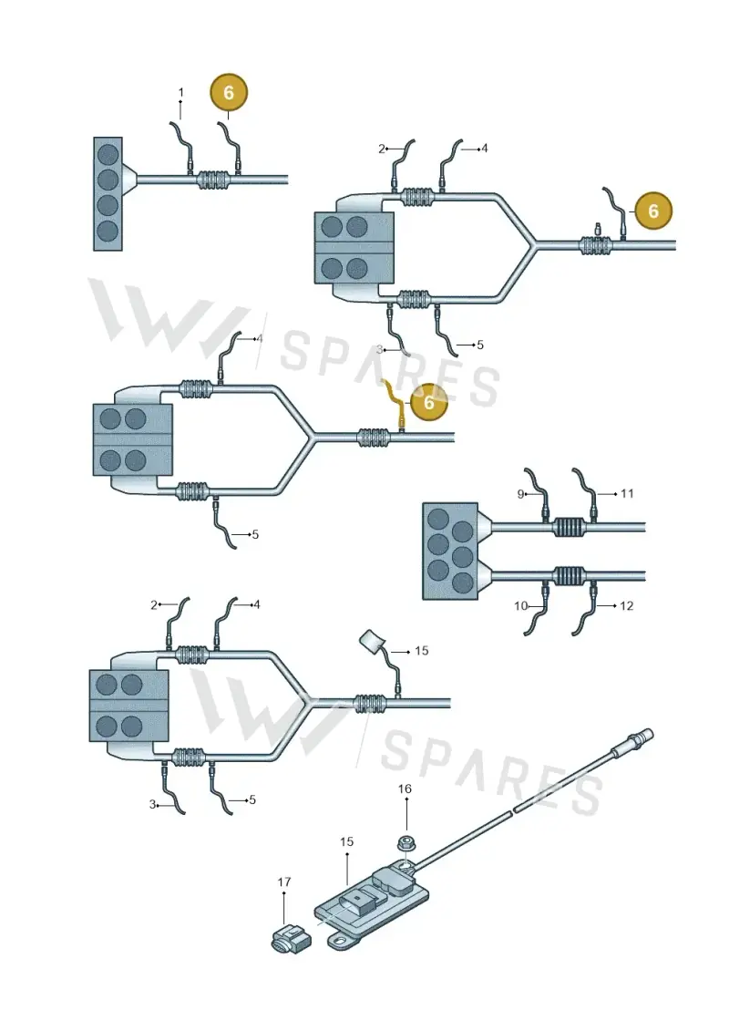 03C906262 — Skoda Roomster (2010-2015) diagram 419906100, position 6