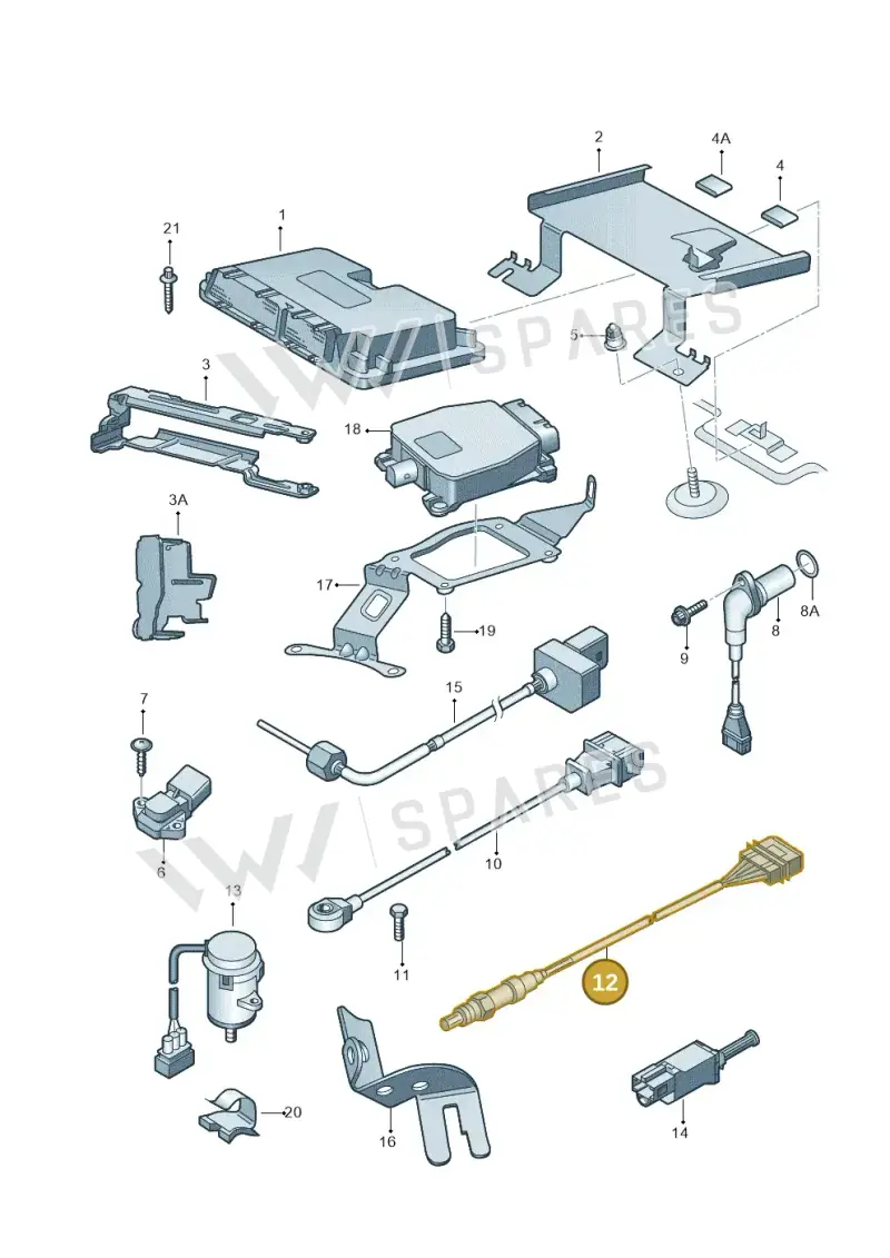 03C906262M — Skoda ROOMSTER               06> (2006-) diagram 481906000, position 12