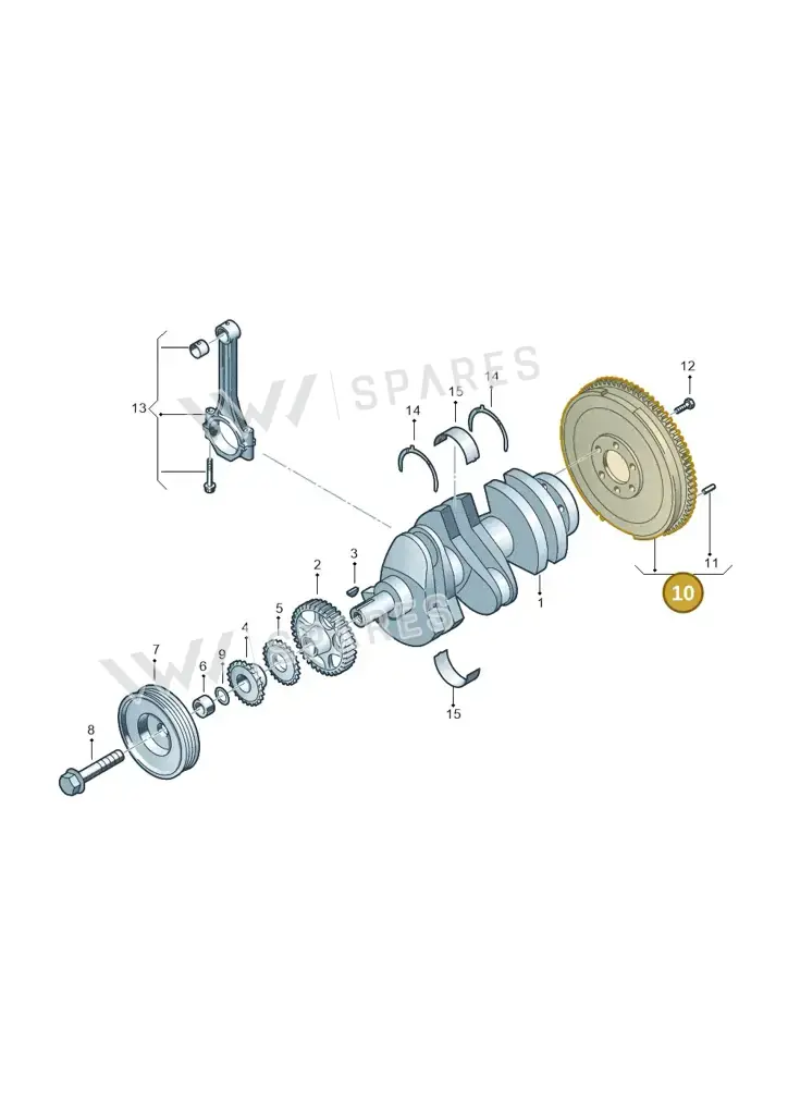 03D105269D — Skoda Rapid (2012-2022) diagram 740105010, position 10